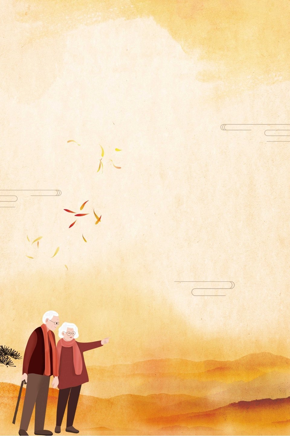 День пожилого человека фон