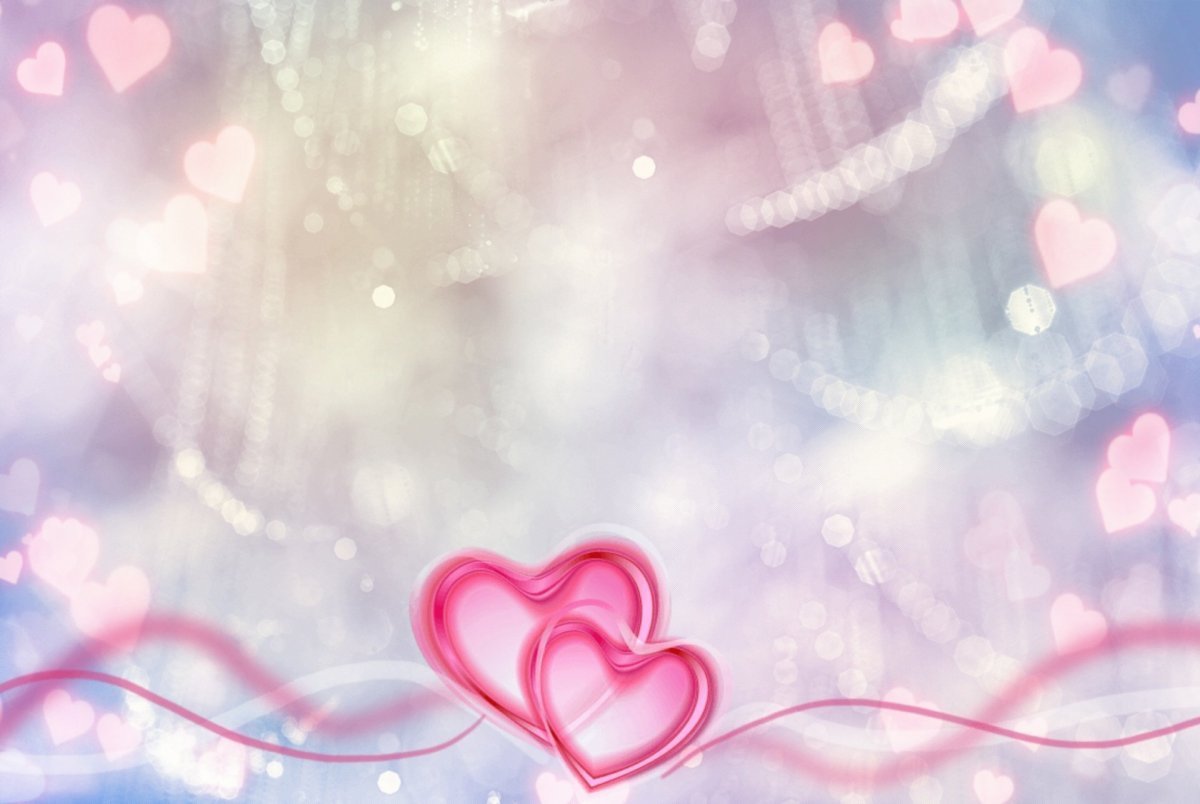Фон для коллажа сердечки