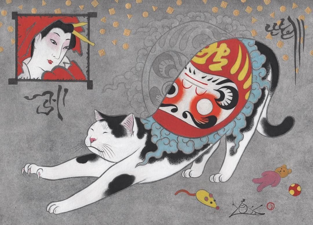 Значок Манэки-нэко