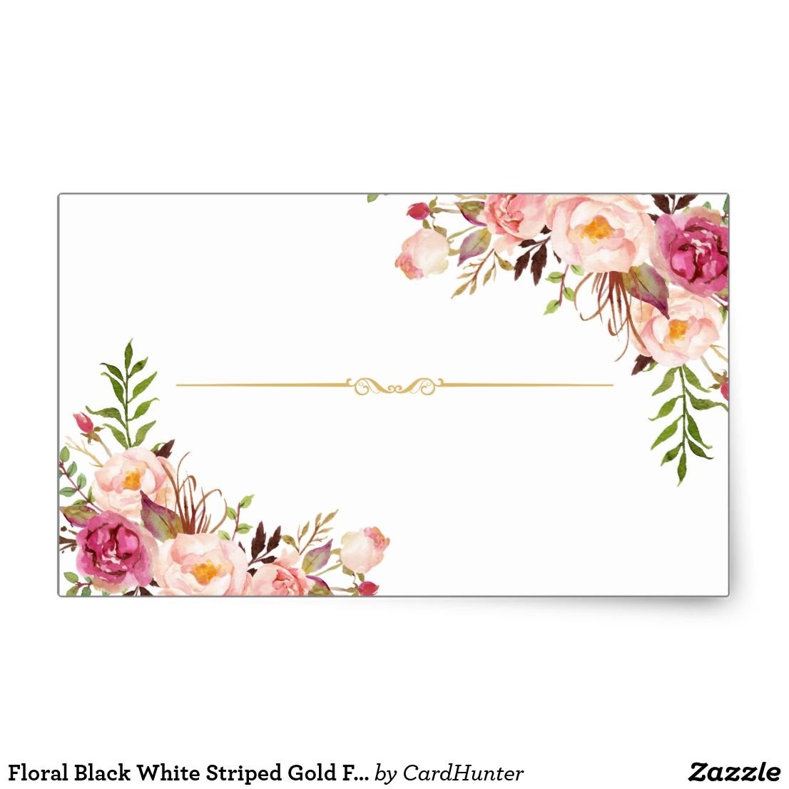 Рамка для визитки цветы