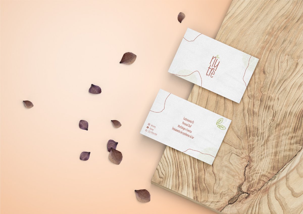 Бежевые визитки