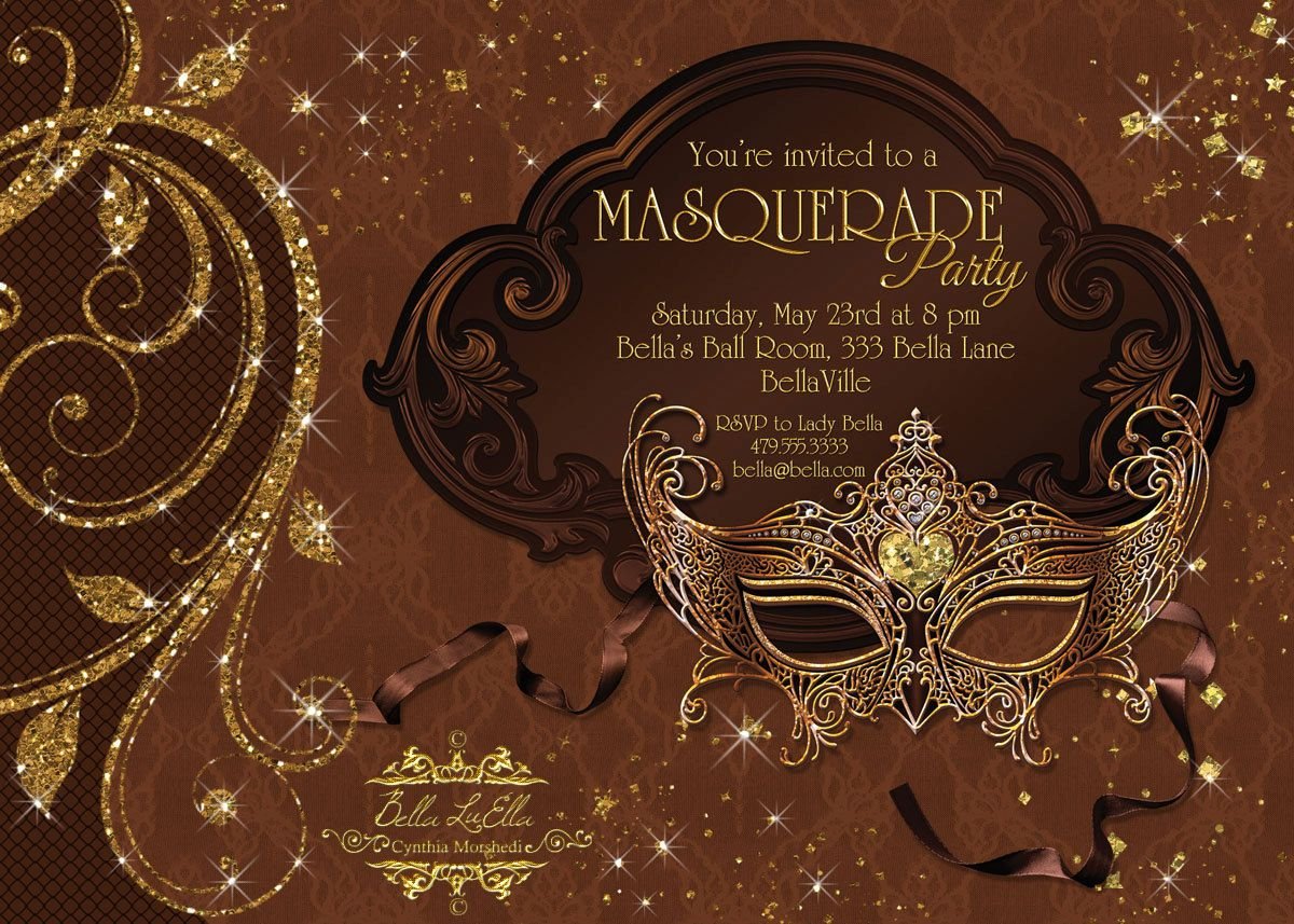 Пригласительные на бал маскарад