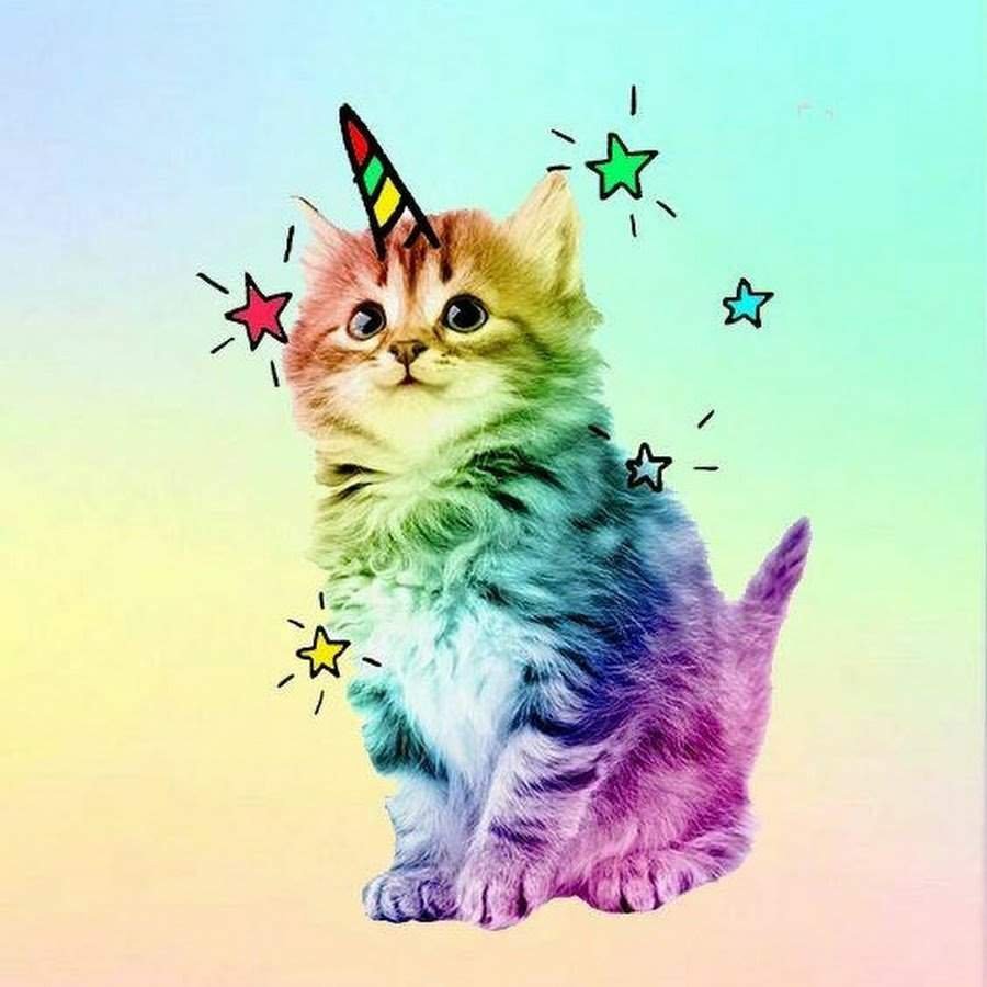 Милые радужные картинки для срисовки