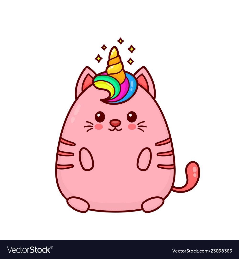 Милые разноцветные кошечки