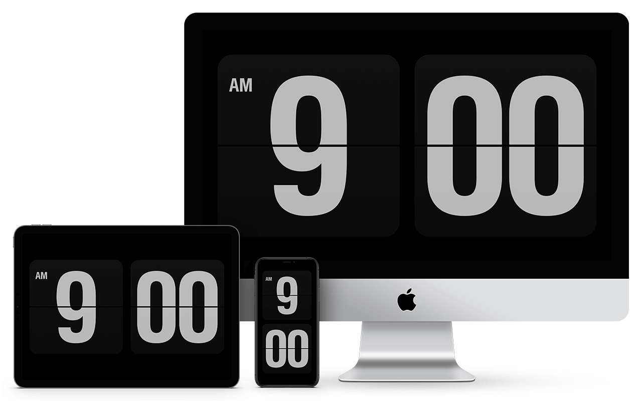 Fliqlo Flip Clock для iphone