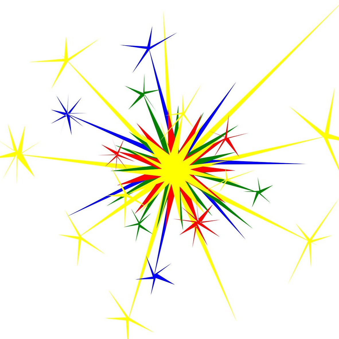 Фейерверк звездочки