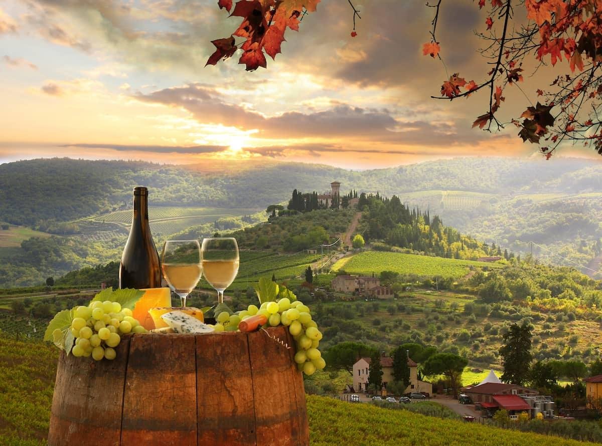 Холмы Тосканы картина