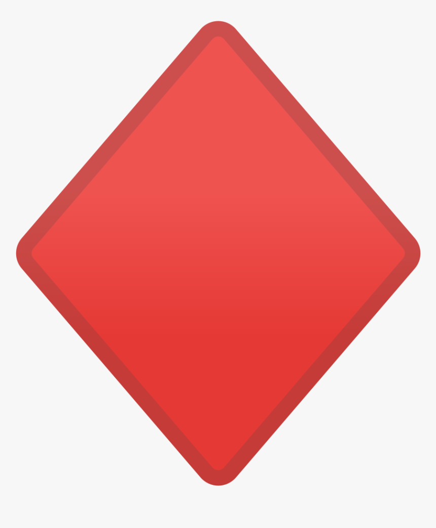 Красный ромб на белом фоне