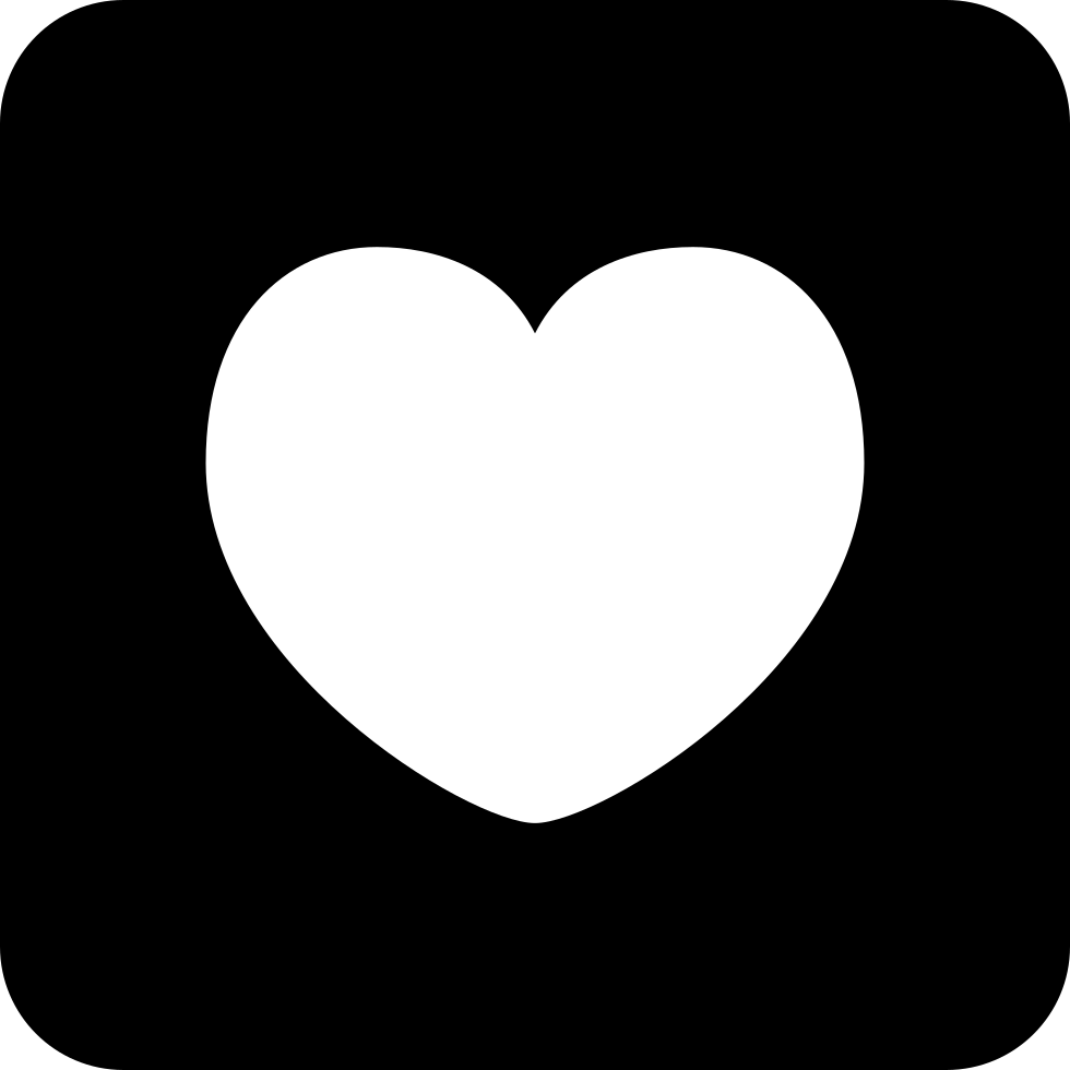 Логотип черное сердце