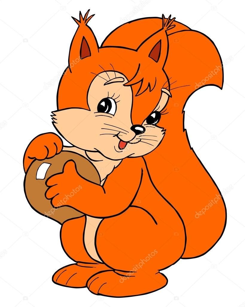 Белочка картинки для детей для печати