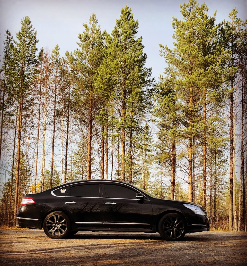 Ниссан Теана черная