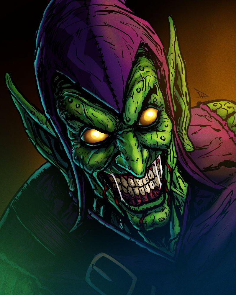 Картинки с милым зеленым гоблином