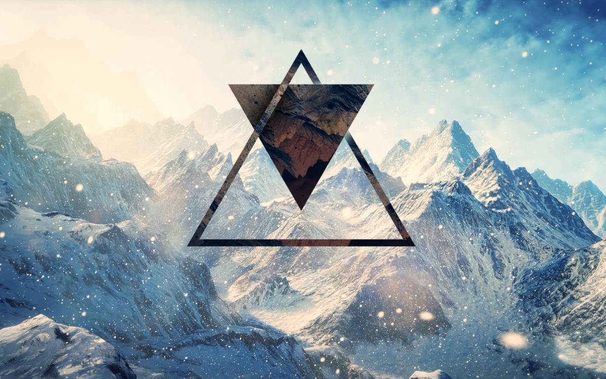 Фон треугольники