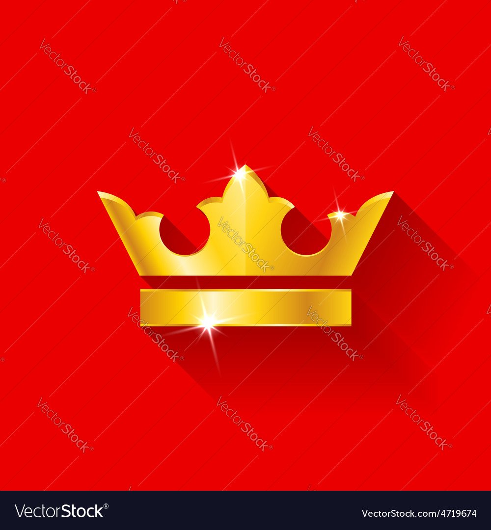Корона на Красном фоне