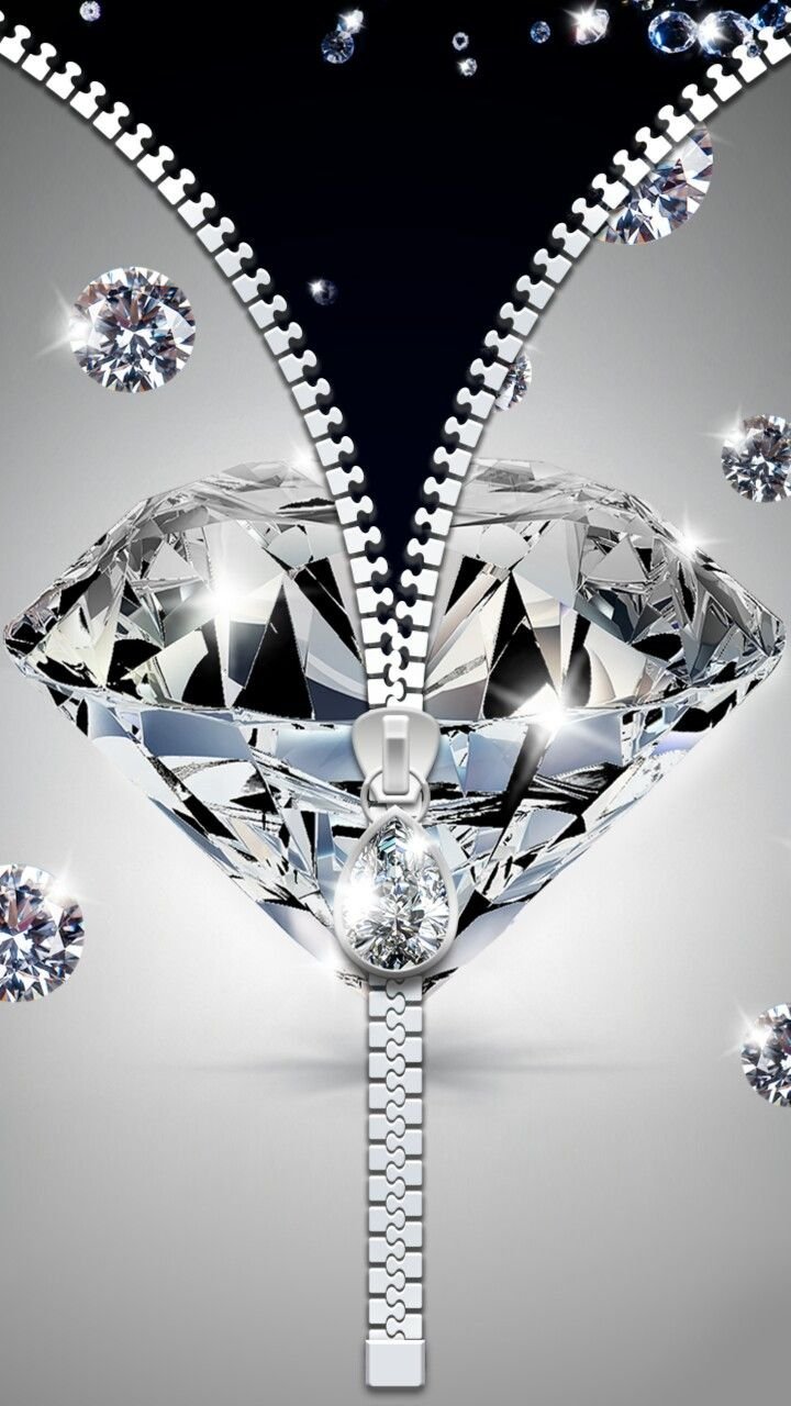 Бриллианты на черном фоне