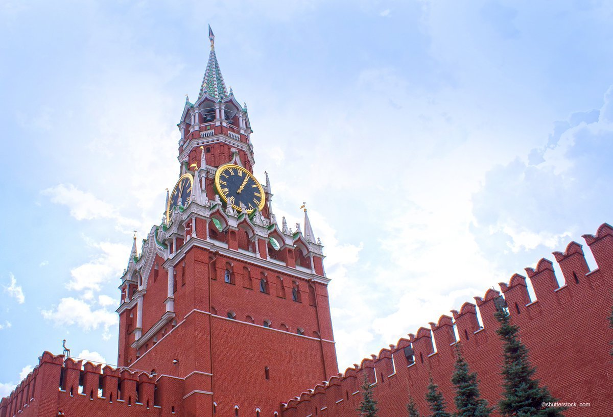 Москва Кремль ночью