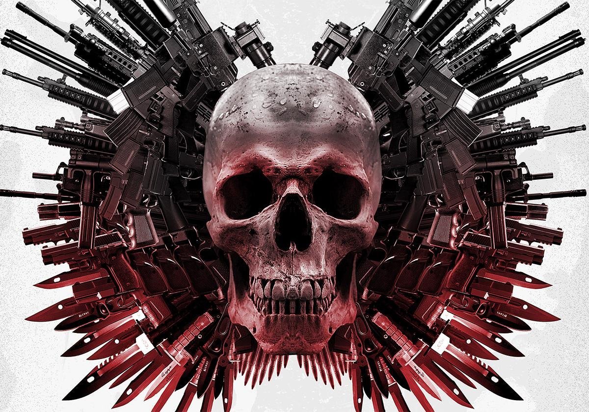 Неудержимые череп