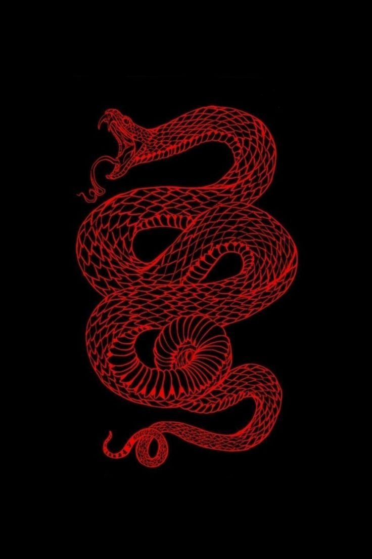 Фиолетовая змея