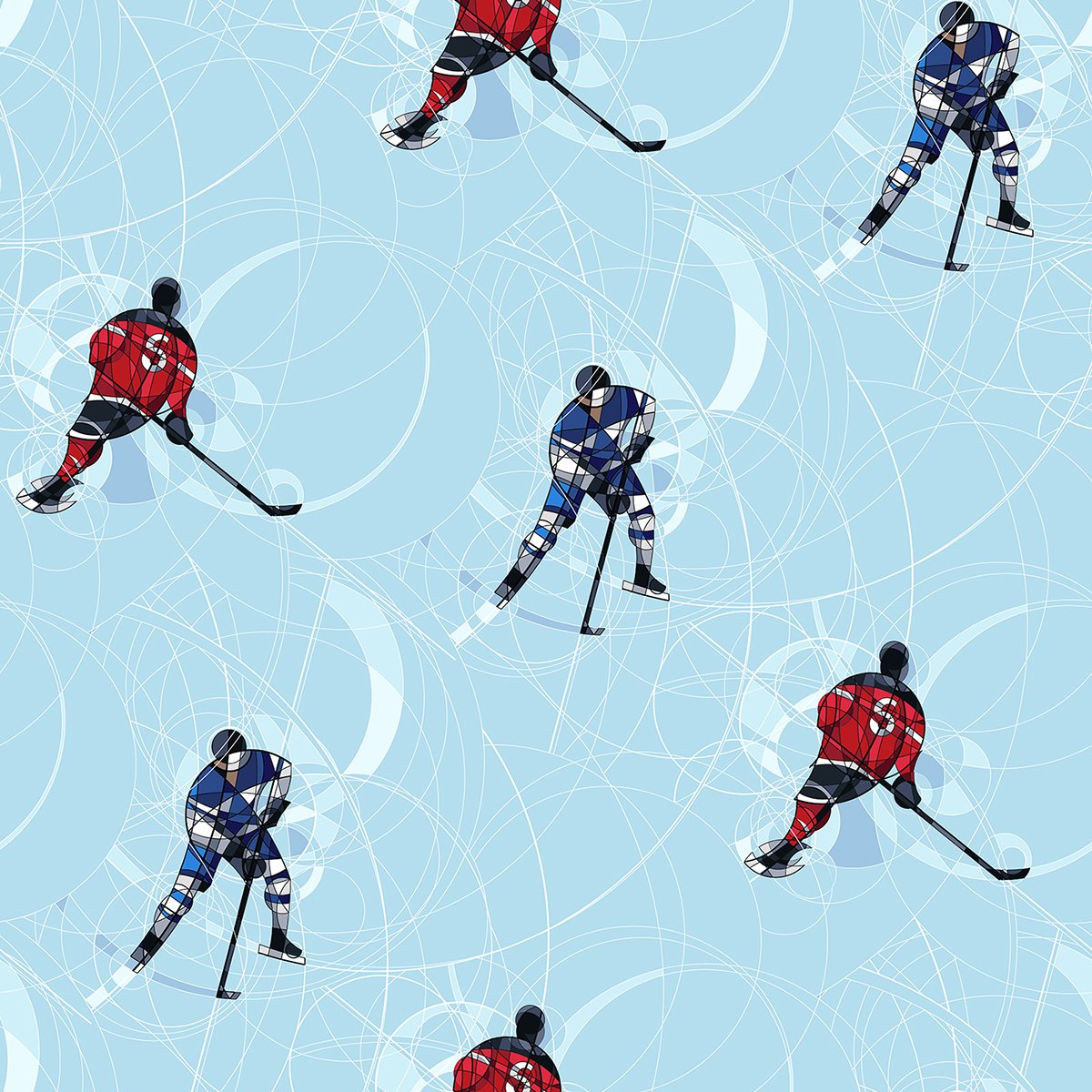 Хоккейные ворота на поле