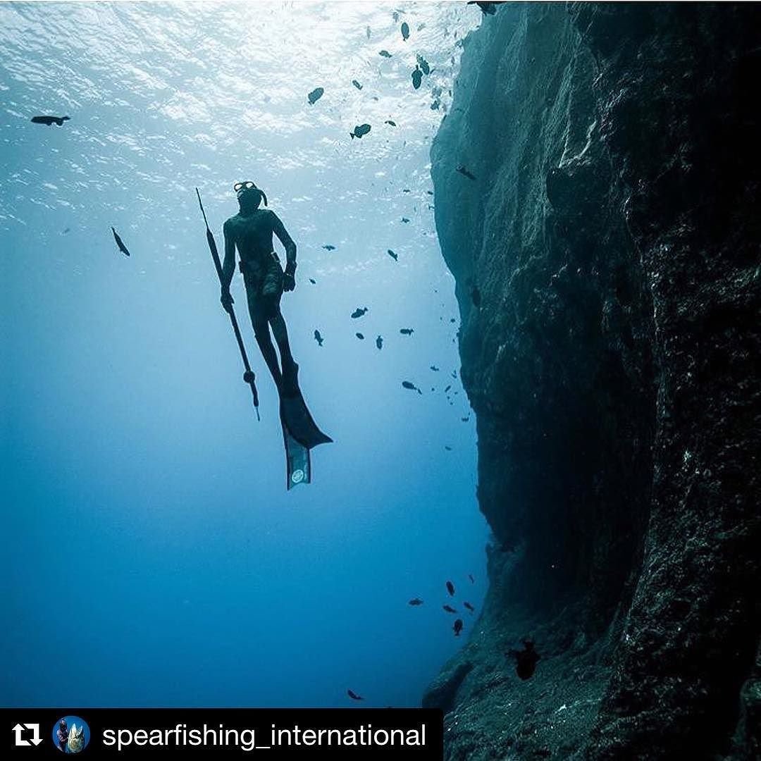 Подводная охота в океане