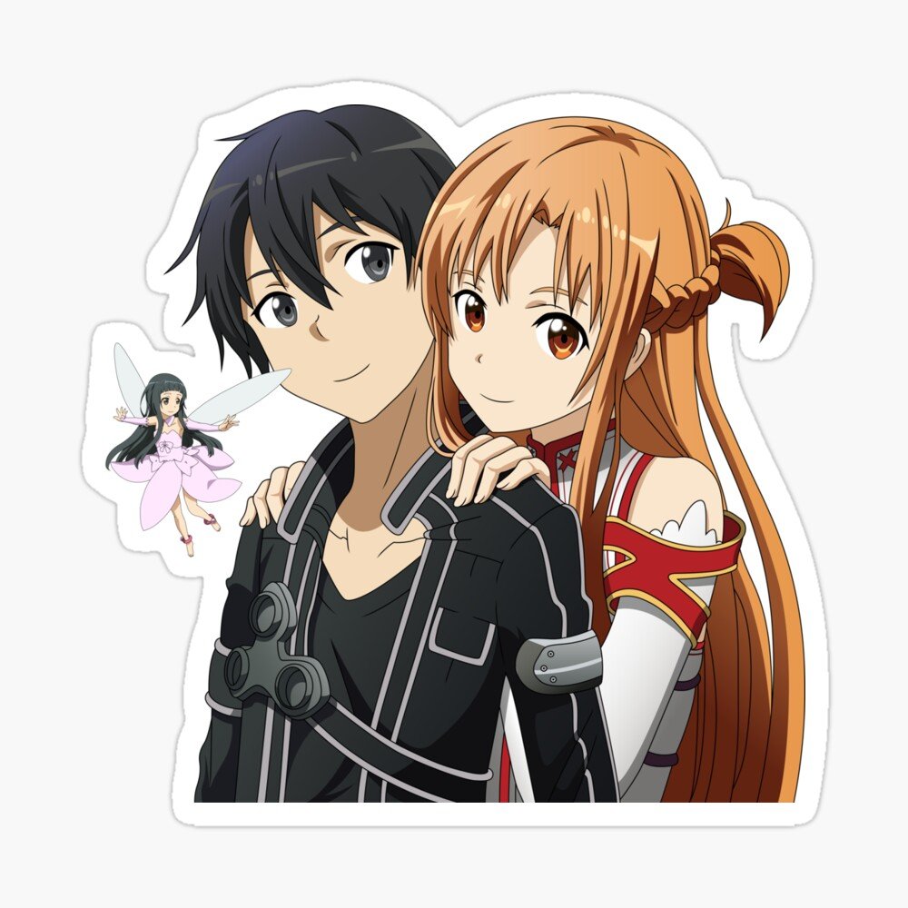 Кирито и Асуна рост