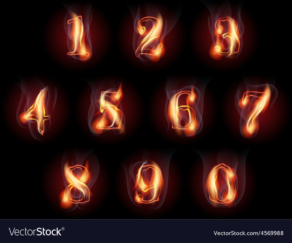 Огненные цифры