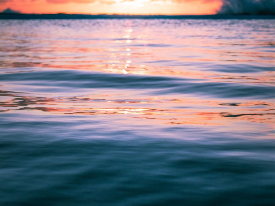 Красивые блики на воде