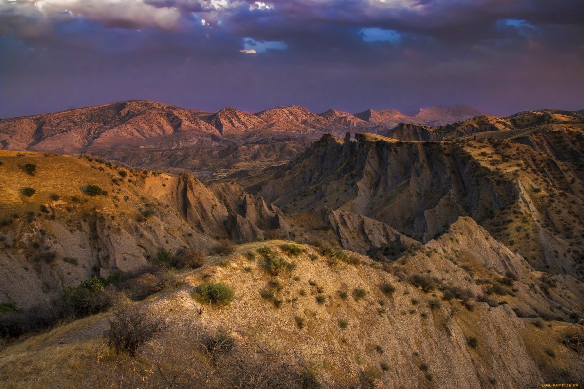 Горы Афганистана закат