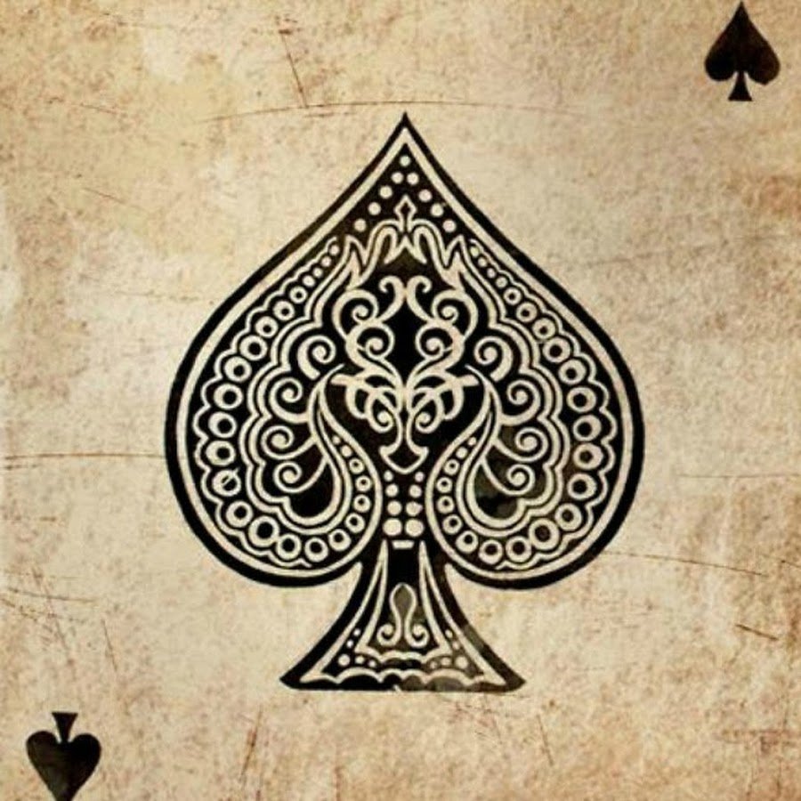 Туз с черепом