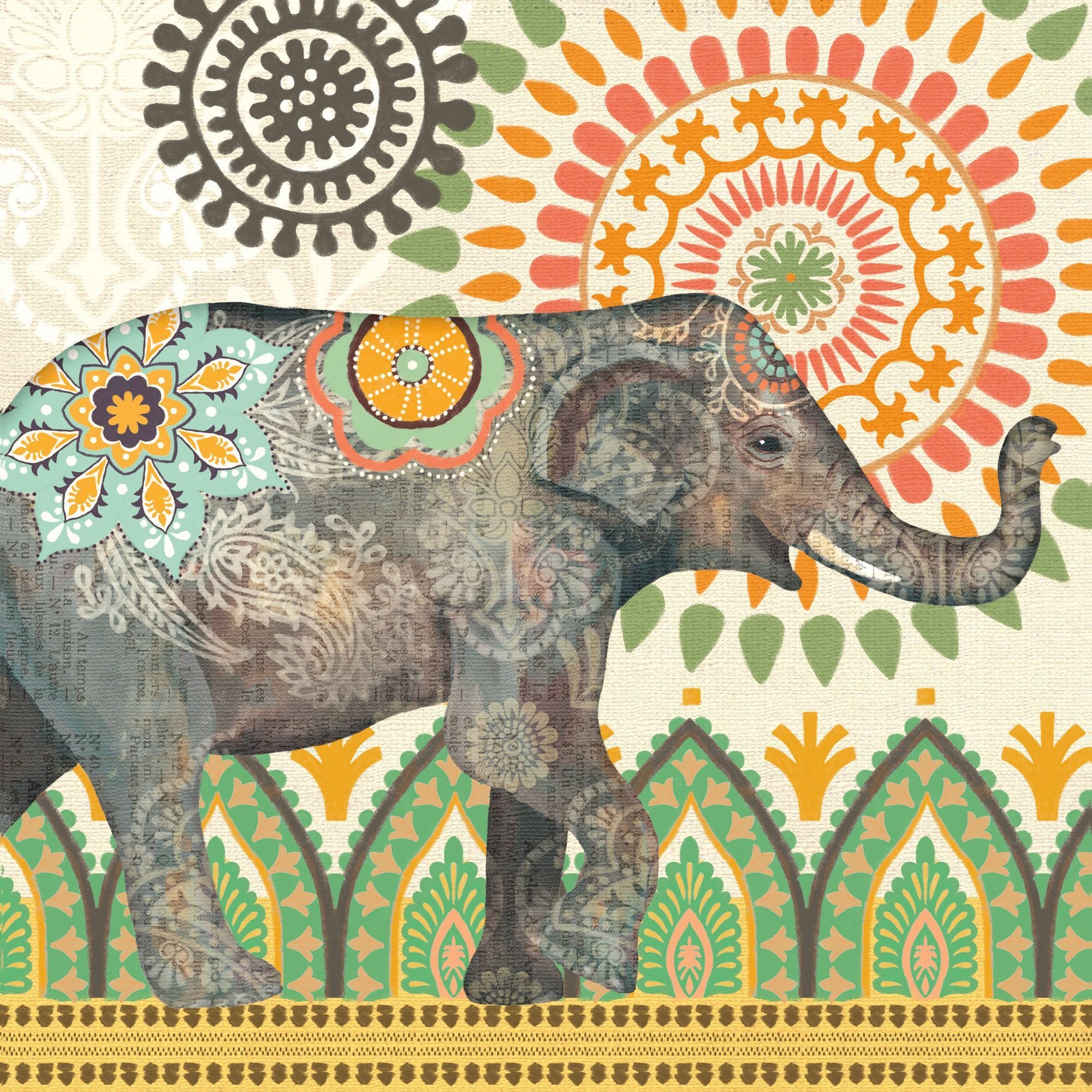 Слоны в декоративном искусстве