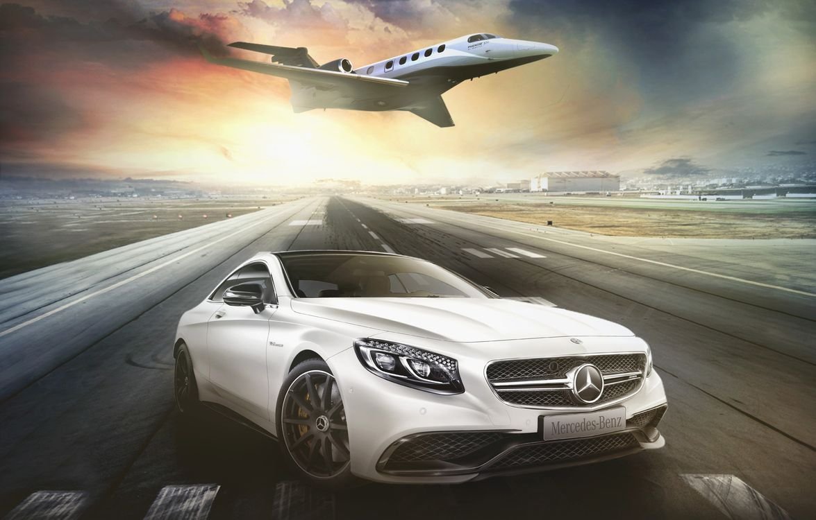 Мерседес машина самолет для