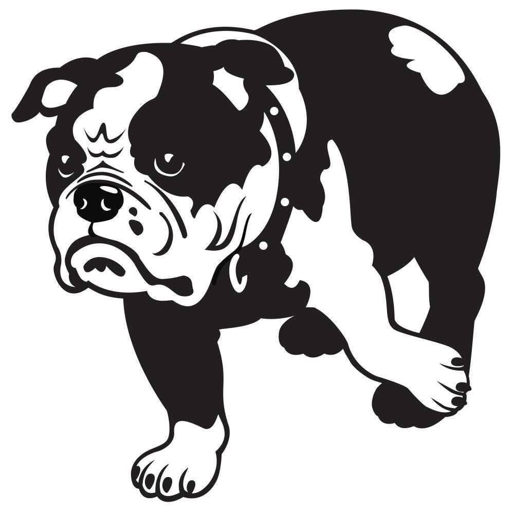 Французский бульдог черный - лого