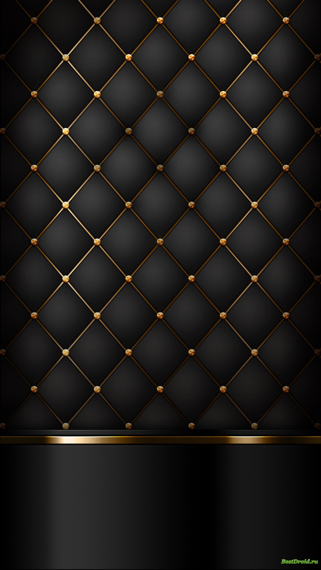 Золото на черном фоне
