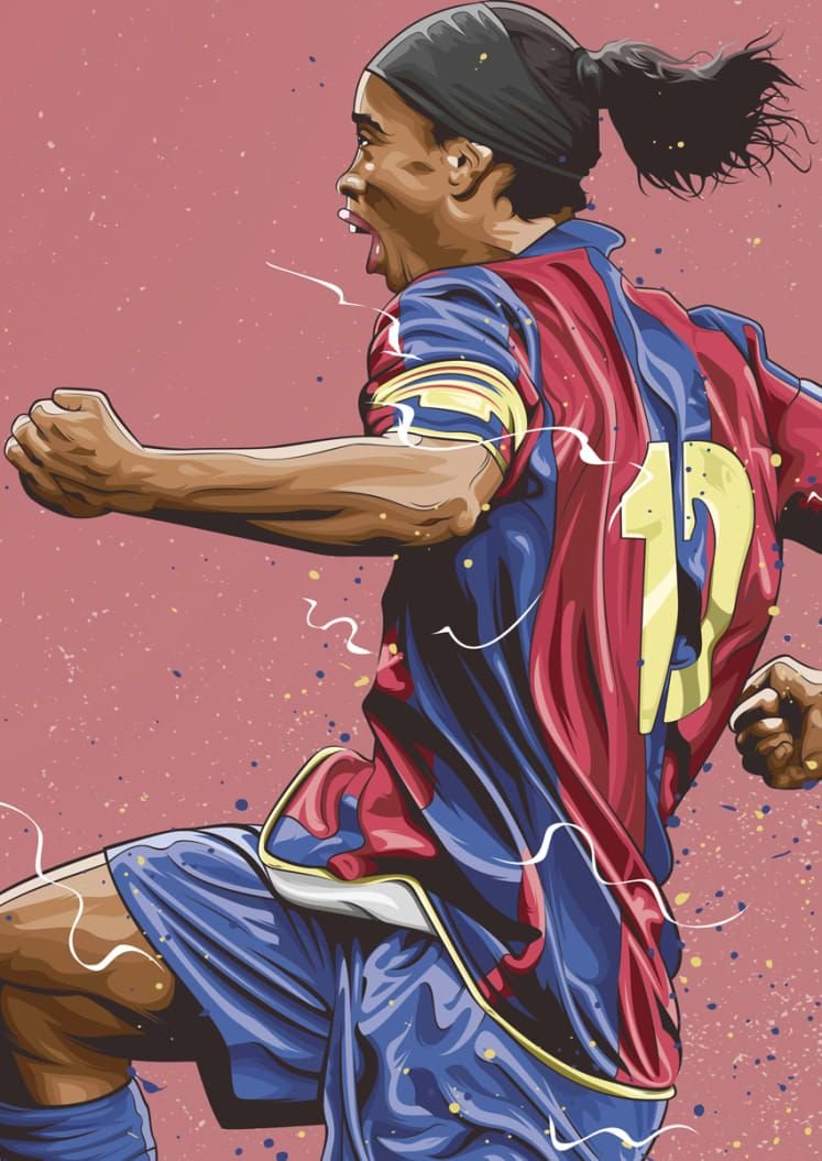 Роналдиньо футболист арт