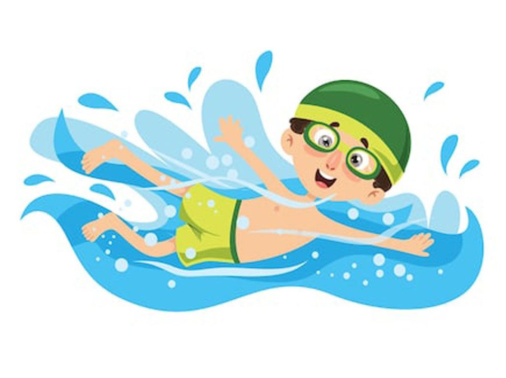 Пловец Кроль вектор