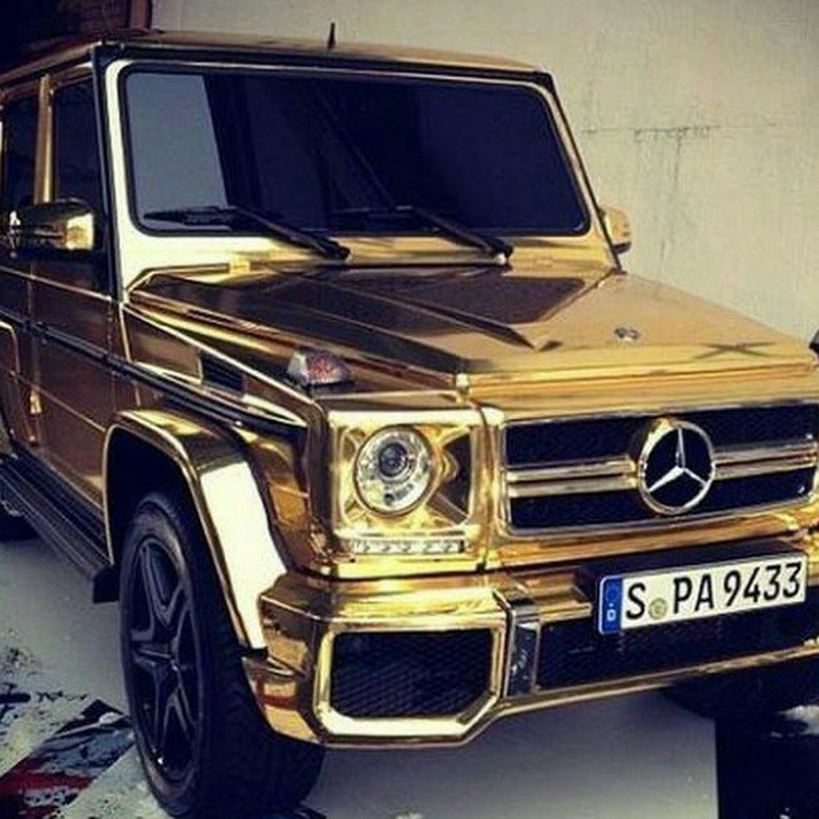 Мерседес-Бенц Гелендваген золотой