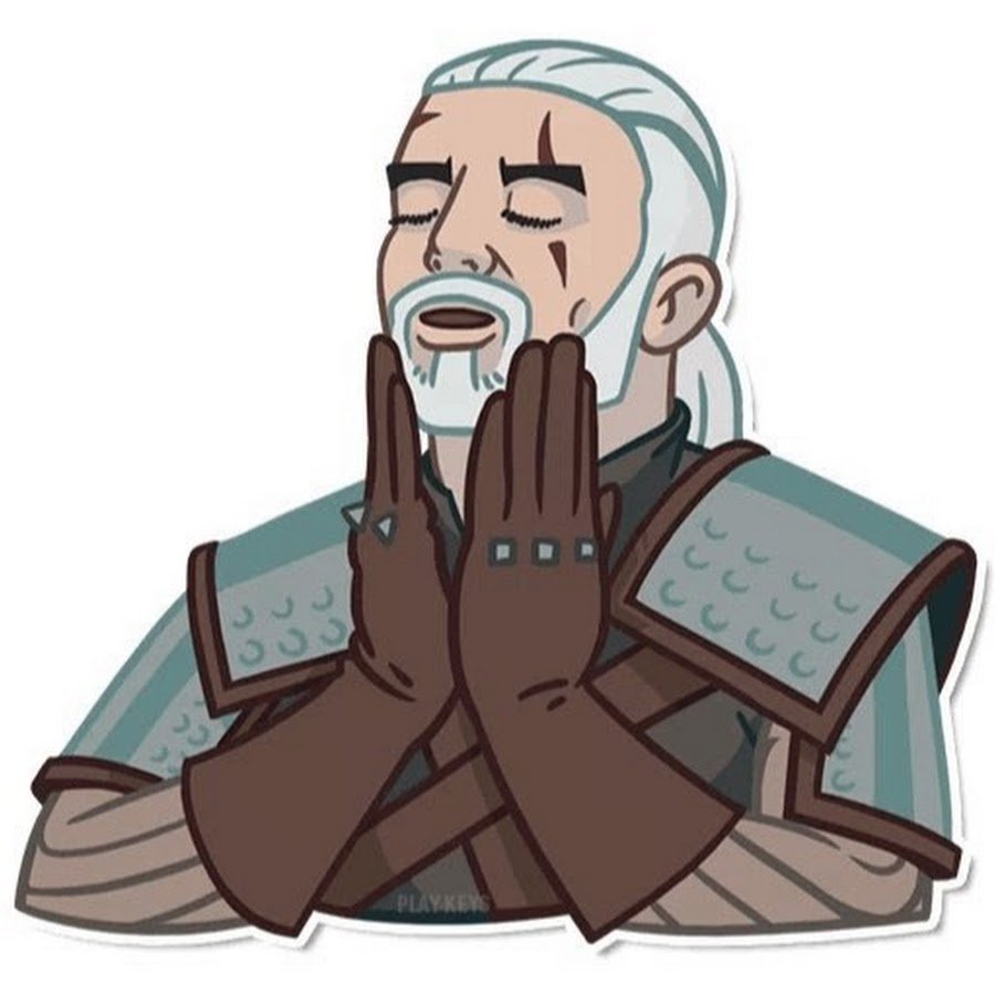 Стикеры Геральт из Ривии