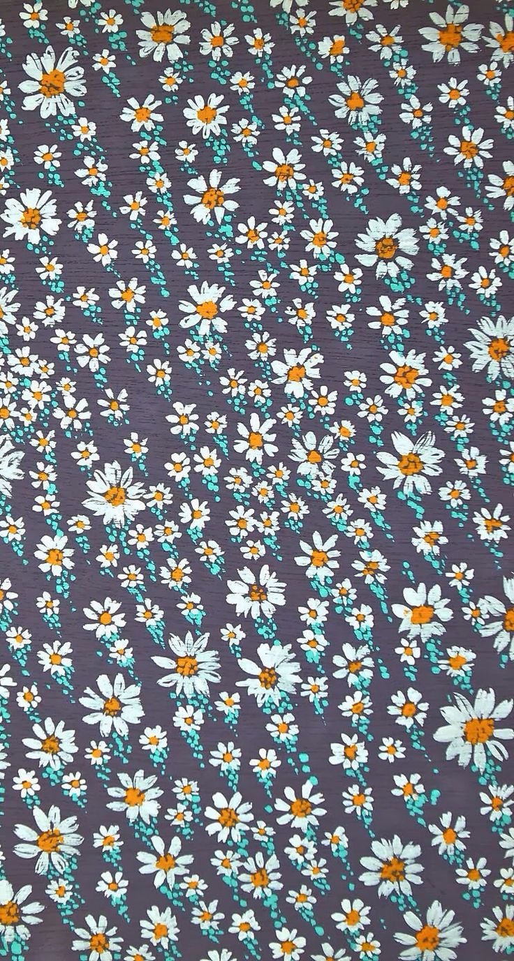 Цветочный паттерн ромашки