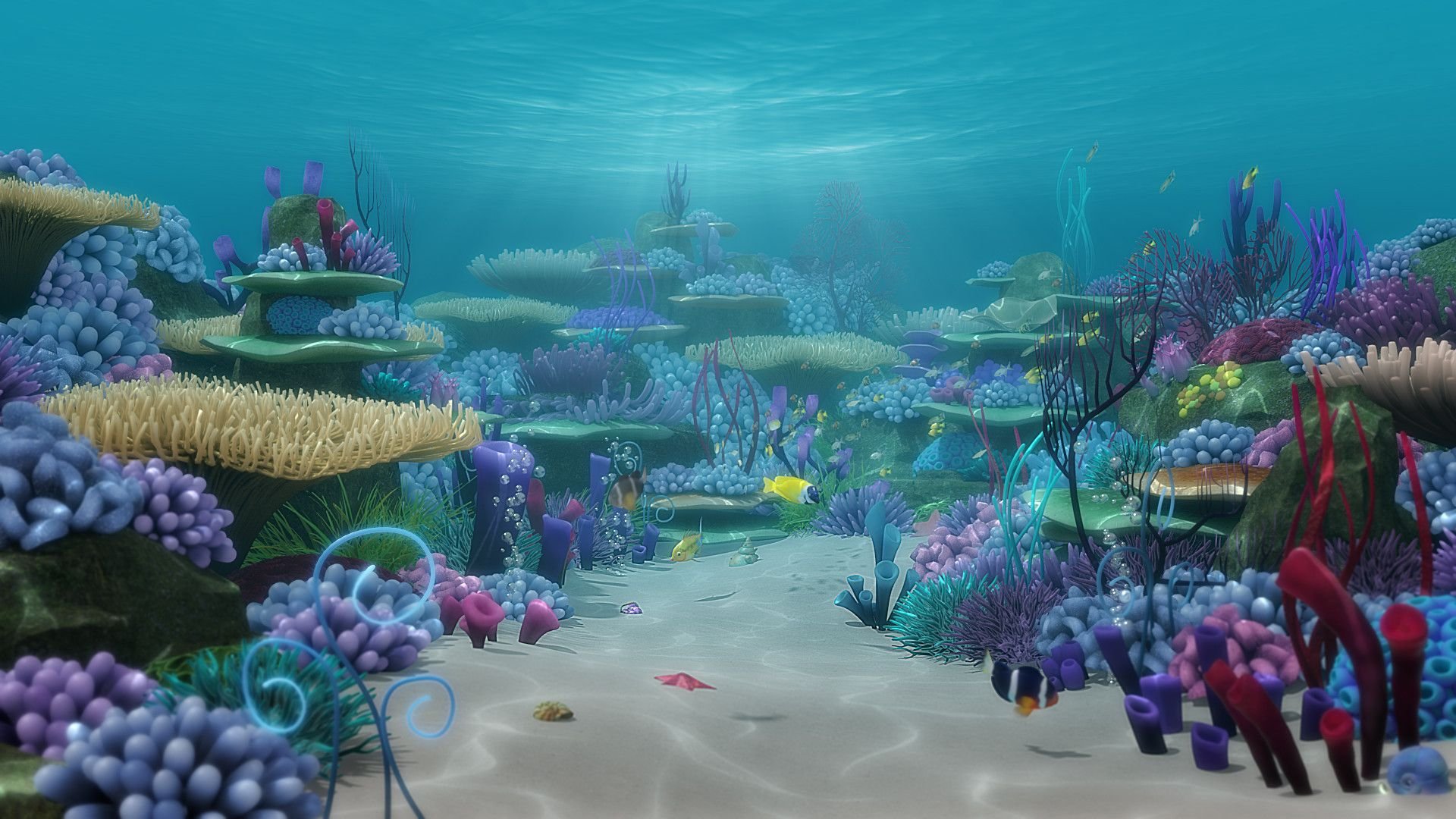 Подводный риф мультфильм