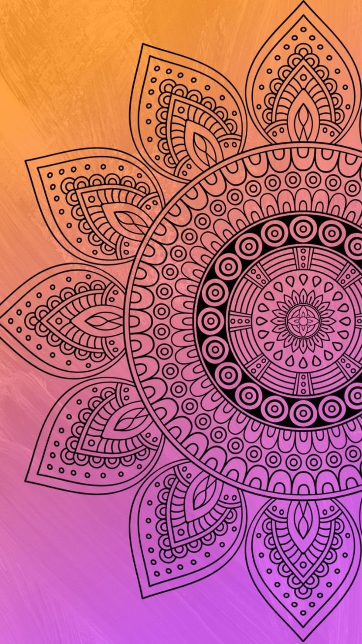 Мандала заставка на телефон
