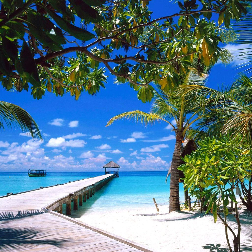 Мальдивы пляж