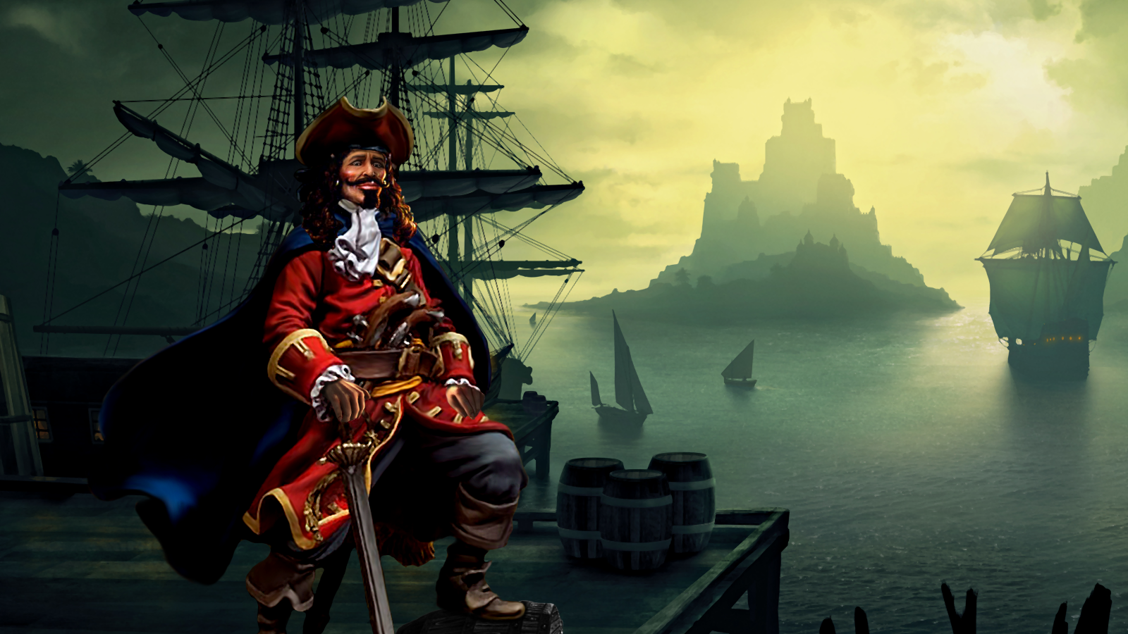 Пират взял на корабль кухарку. Порт Ройал пираты Карибского моря. Флибустьеры пираты Корсары. Тортуга корабль пираты Карибского моря.