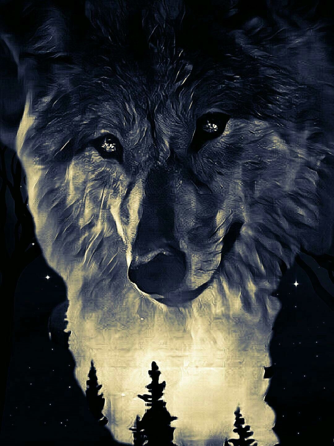 Волк обои аватарка