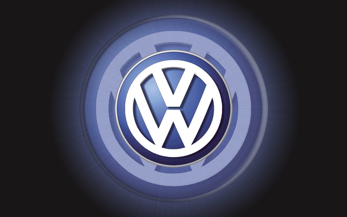 Логотип VW для магнитолы