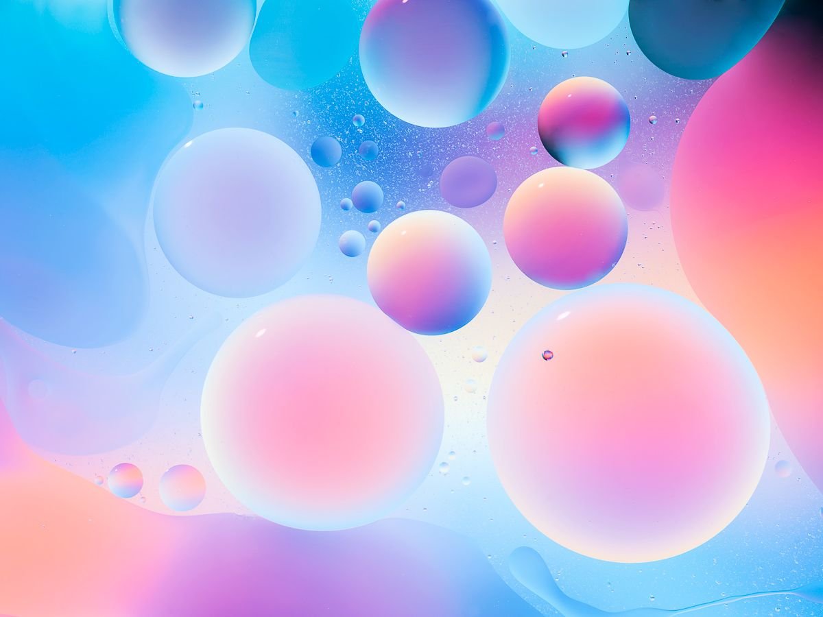 Красивый фон пузыри
