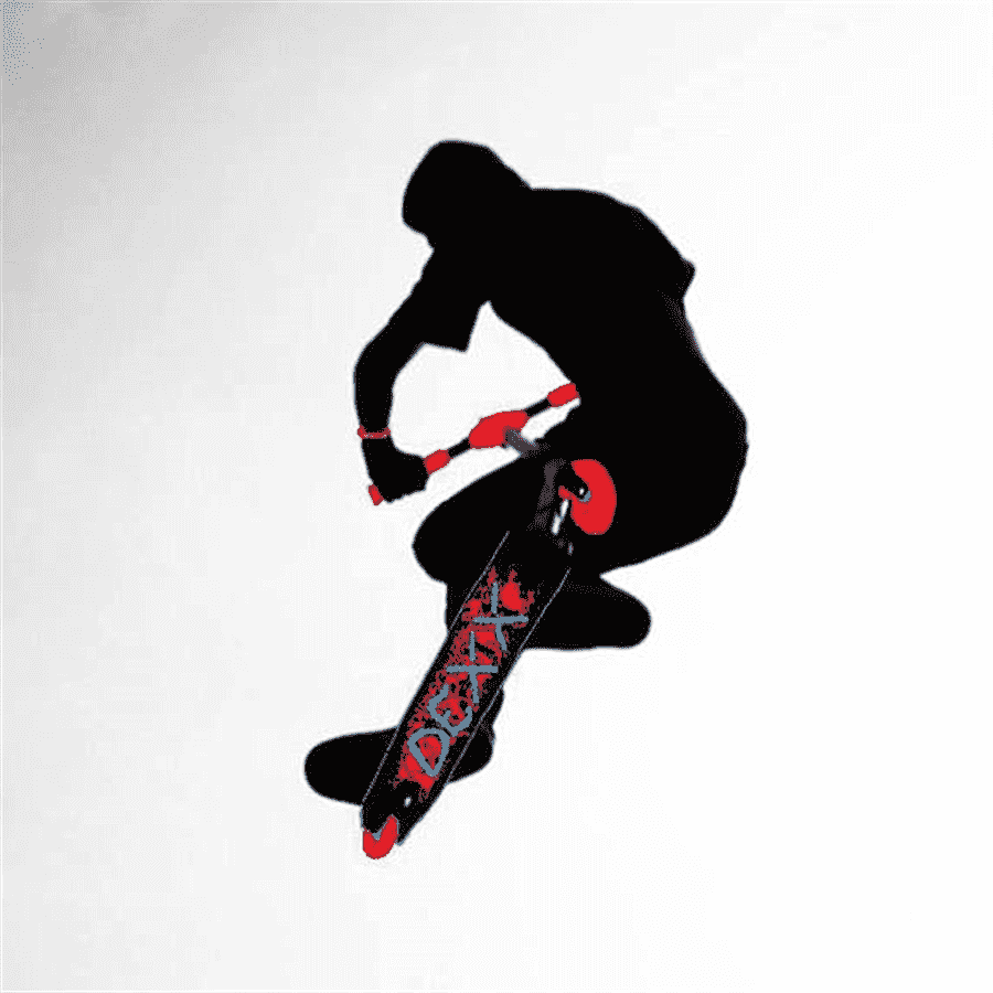 Трюки на самокате арт