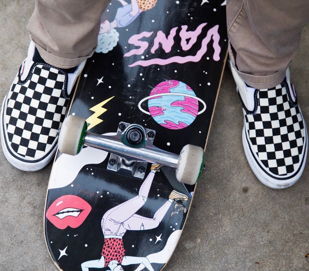 Эстетика скейтов инди КИД