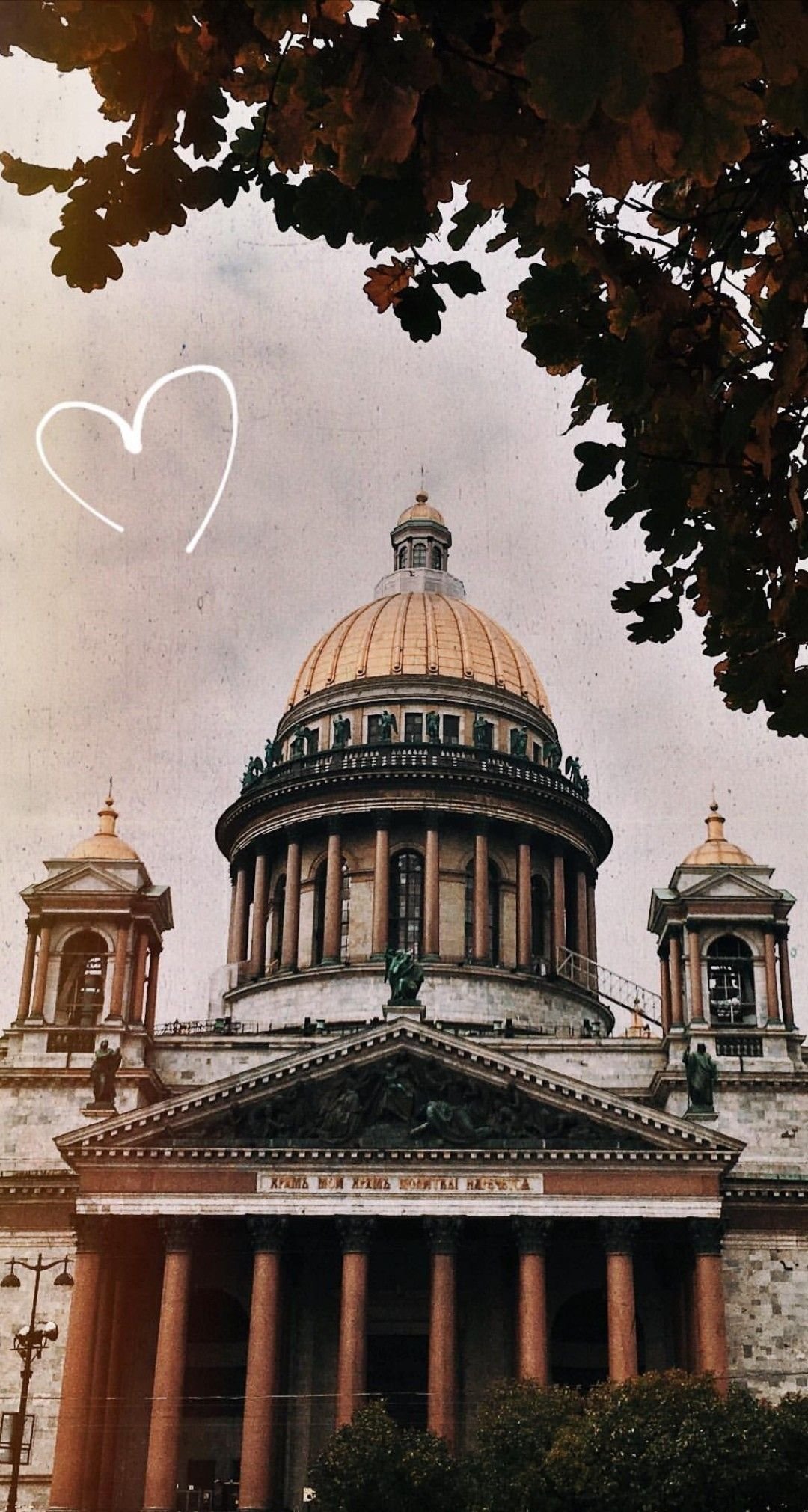 Фон Питер Исаакиевский собор