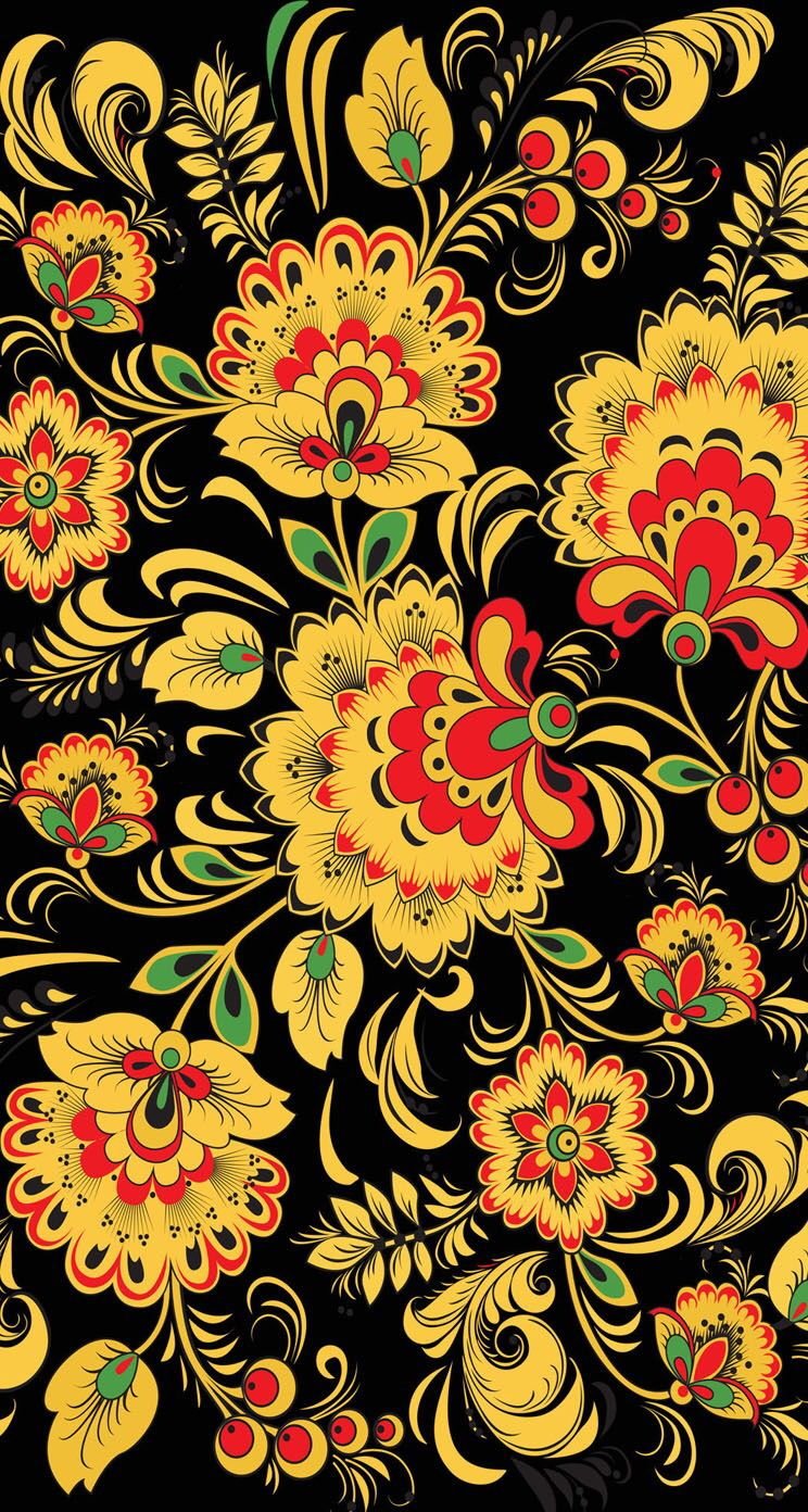 Стильная Хохлома