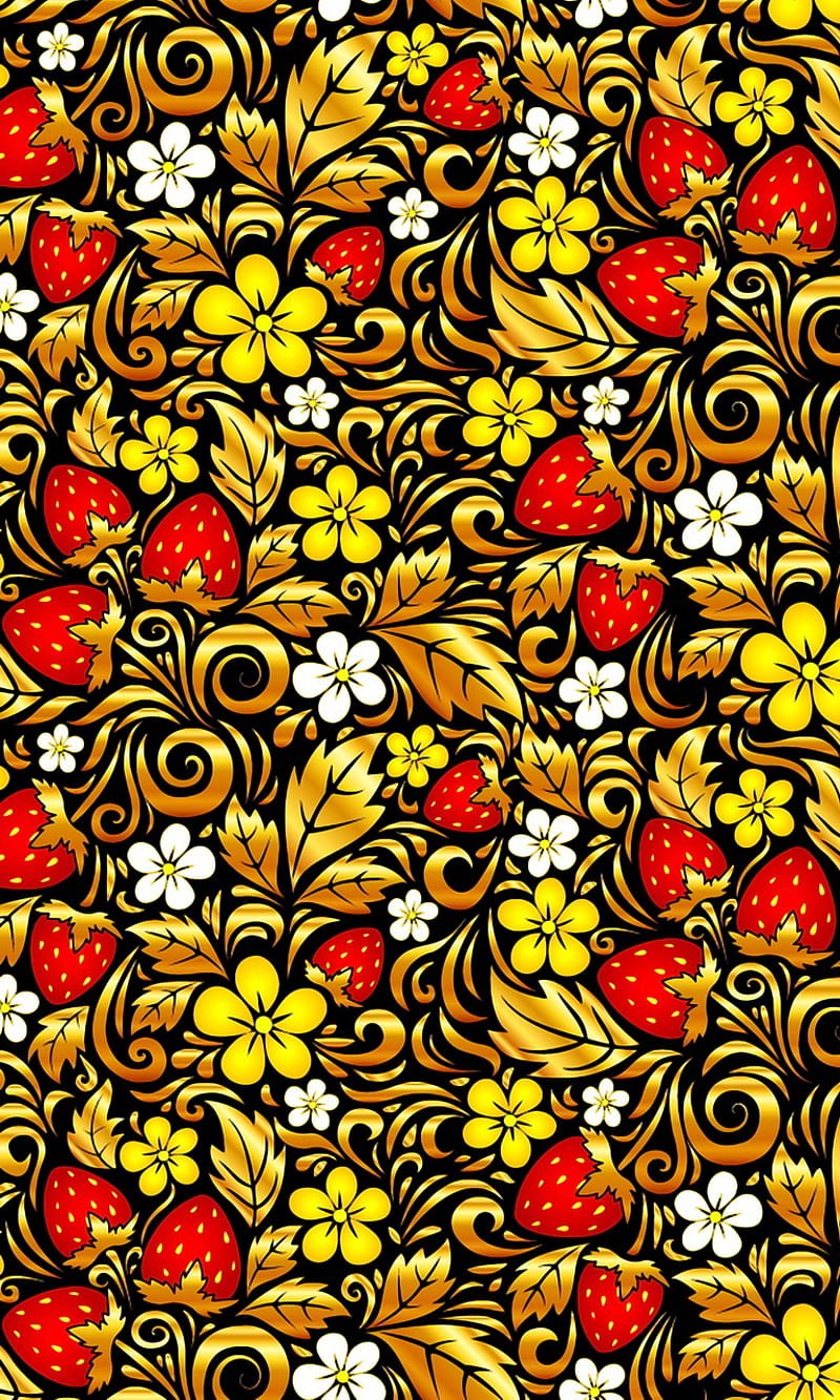 Хохлома обои